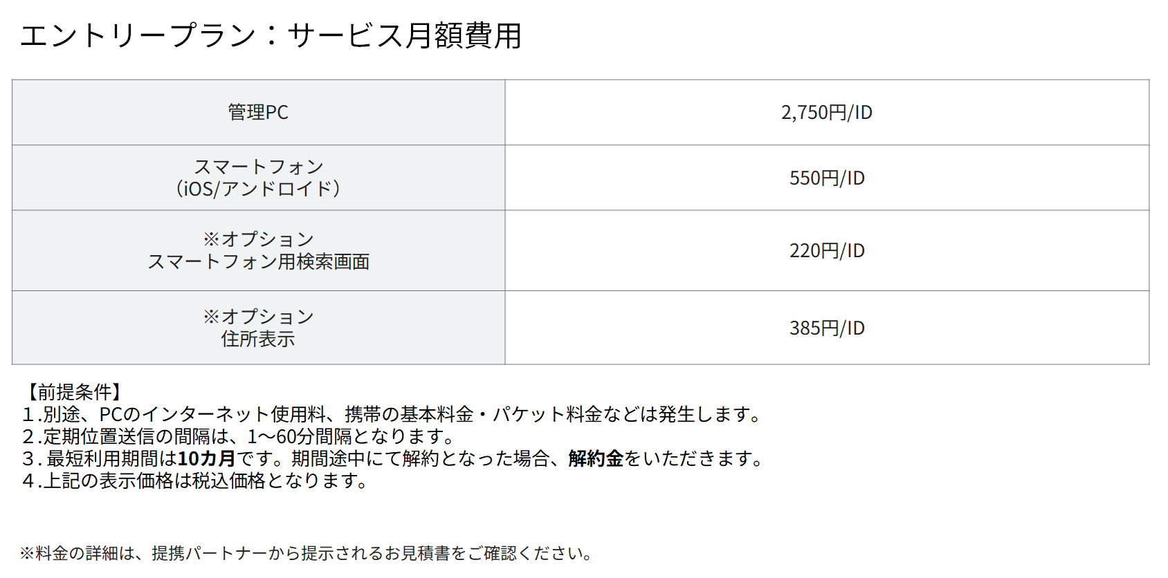 料金