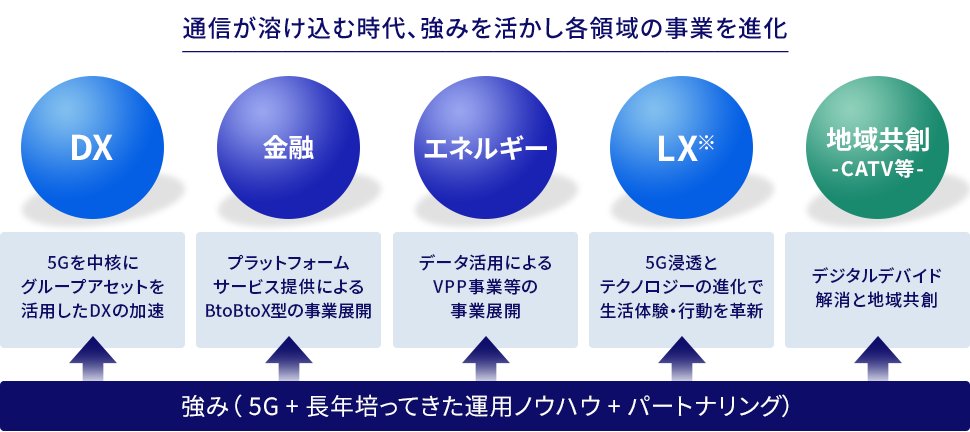 サテライトグロース戦略の注力領域