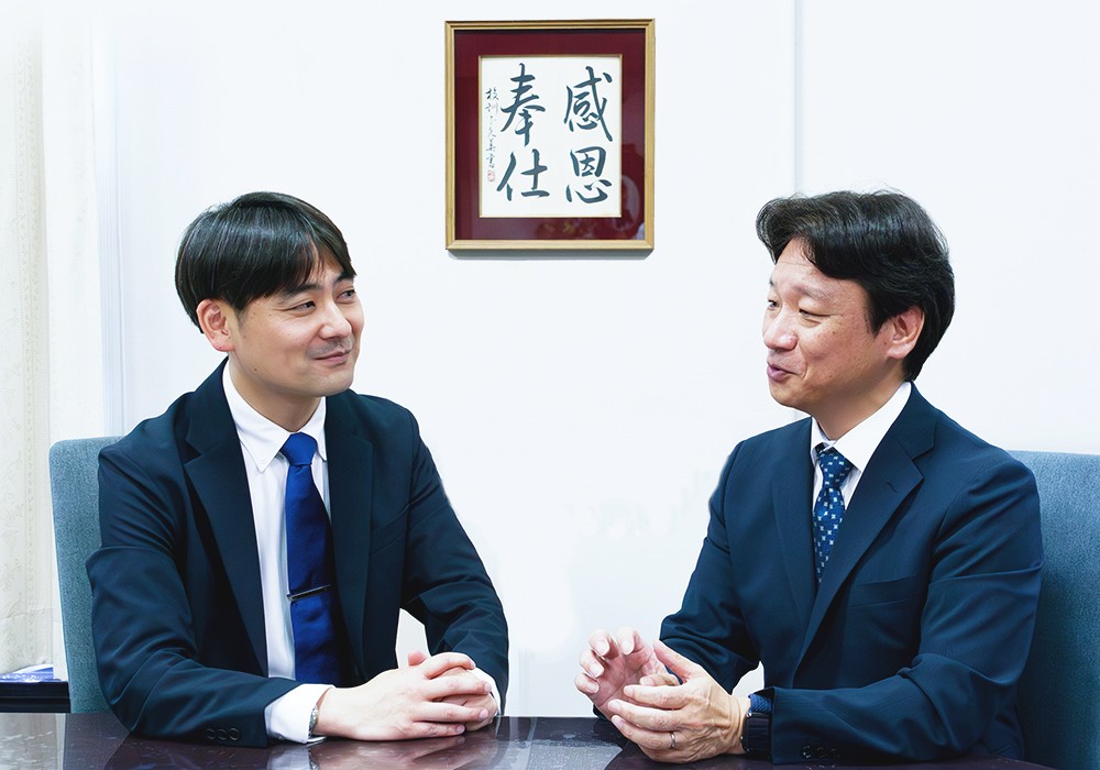 関 崇と鶴山 克郎 様の写真