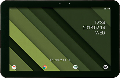 【美品】au KYOCERA Qua tab QZ10　KYT33　ロルバーン