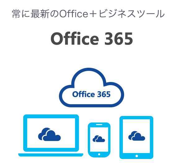 常に最新のOffice＋ビジネスツール、Office 365