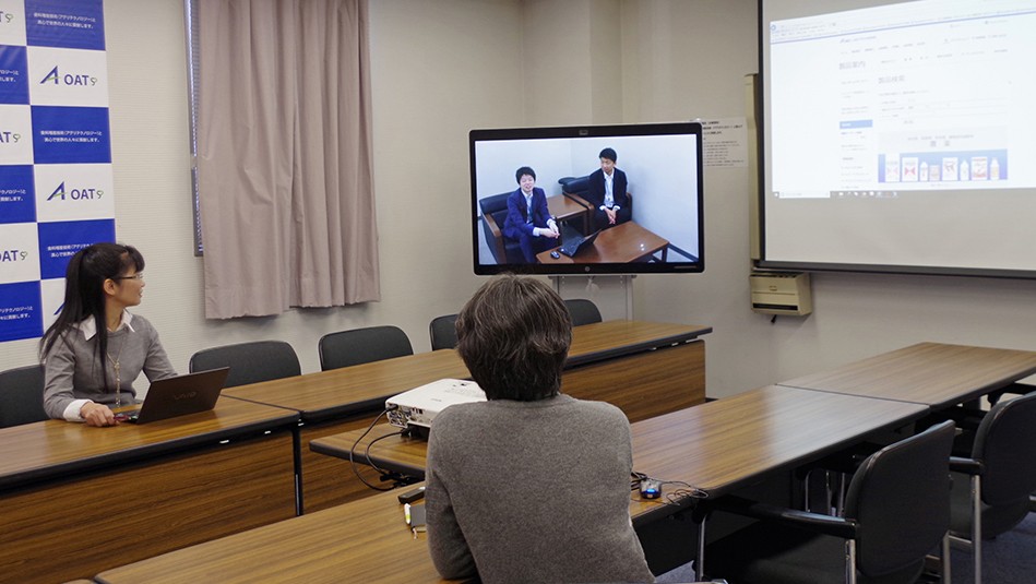 ビデオ会議の様子