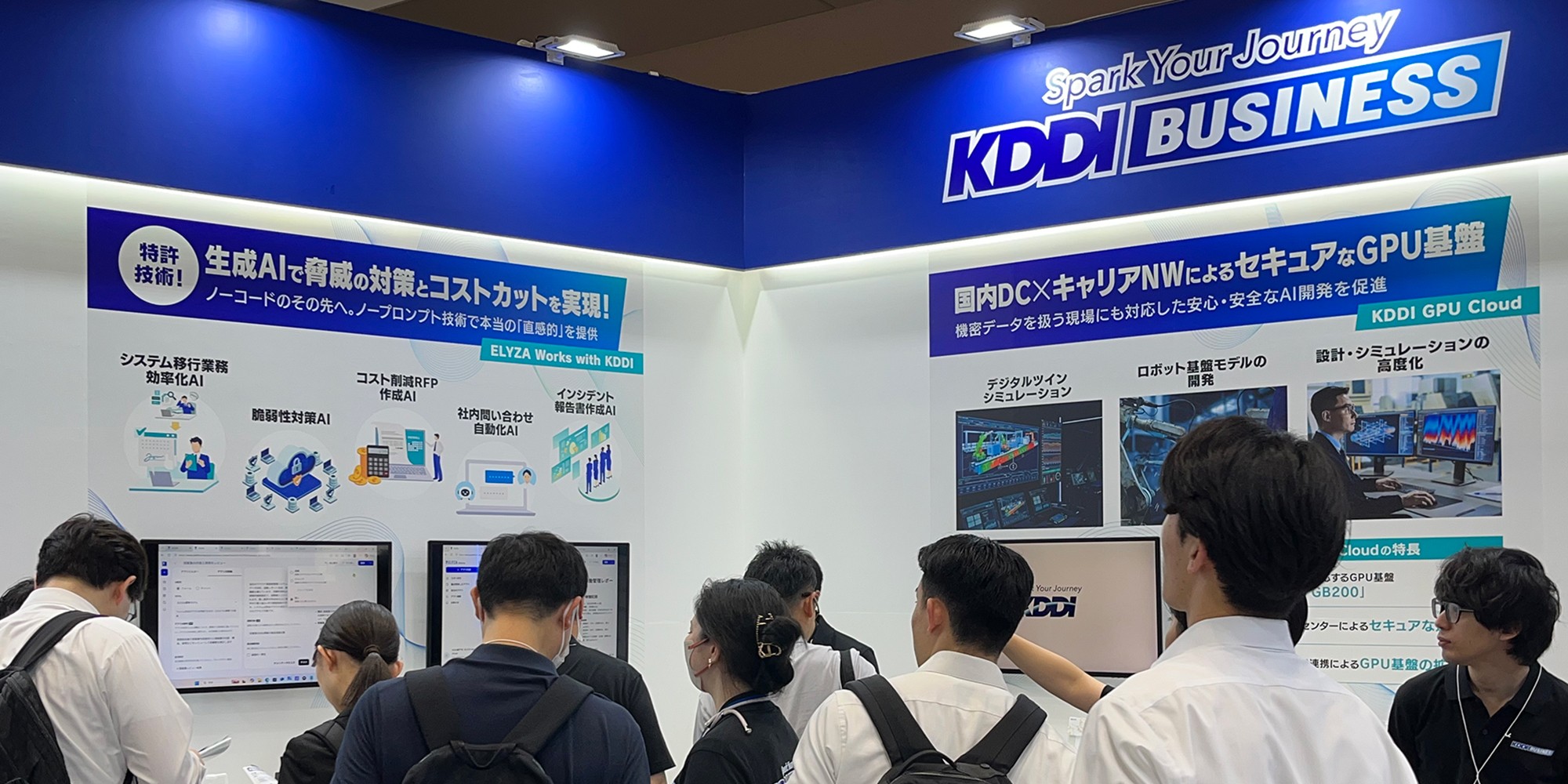 展示の様子