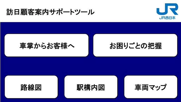 訪日顧客案内サポートツール