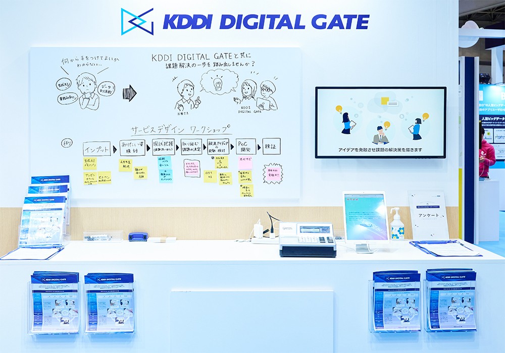 「KDDI DIGITAL GATE」ブースの様子