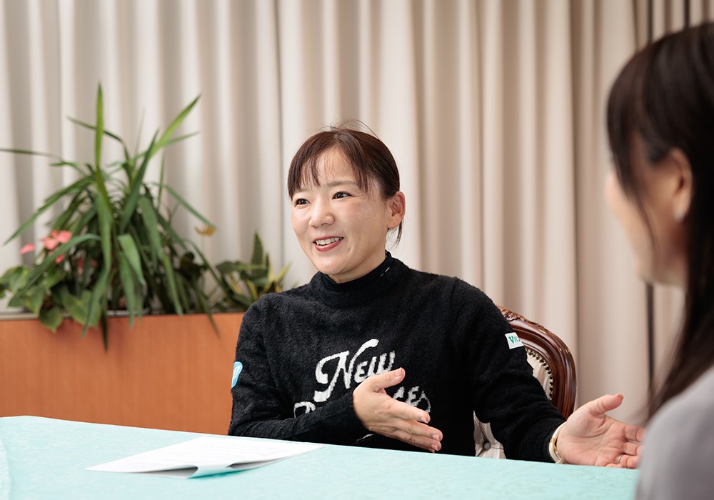 有村 智恵プロの写真