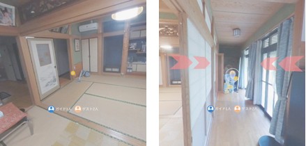 高解像度VRの画面例