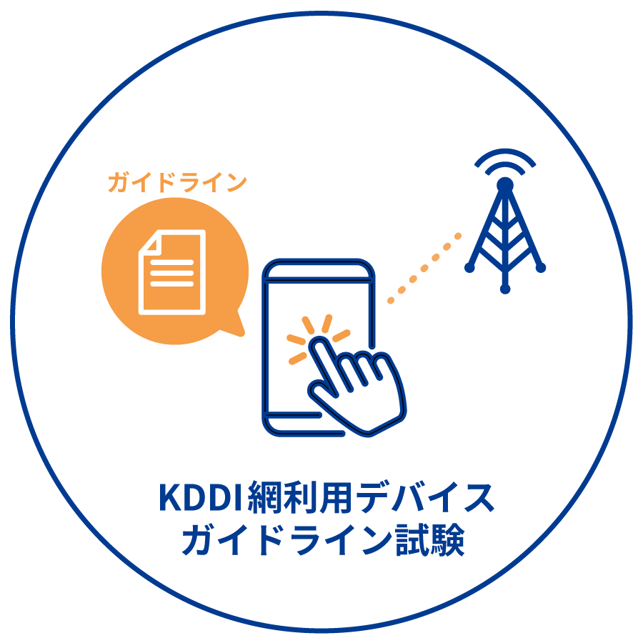 KDDI網利用デバイスガイドライン試験