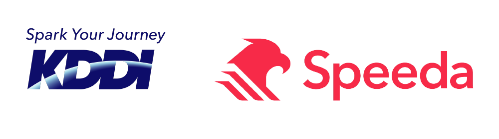 KDDI株式会社、Speedaのロゴ