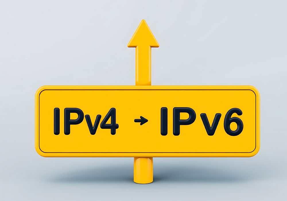 IPv4とIPv6のイメージ