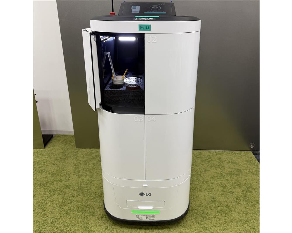 ロボット配送の様子