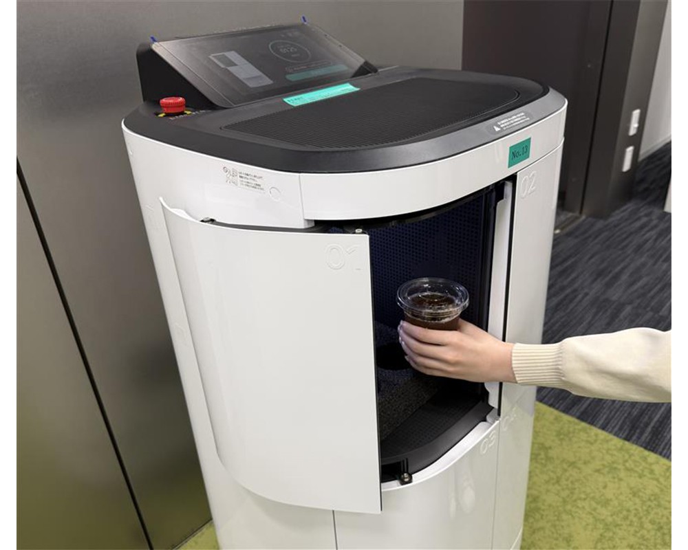 ロボット配送の様子