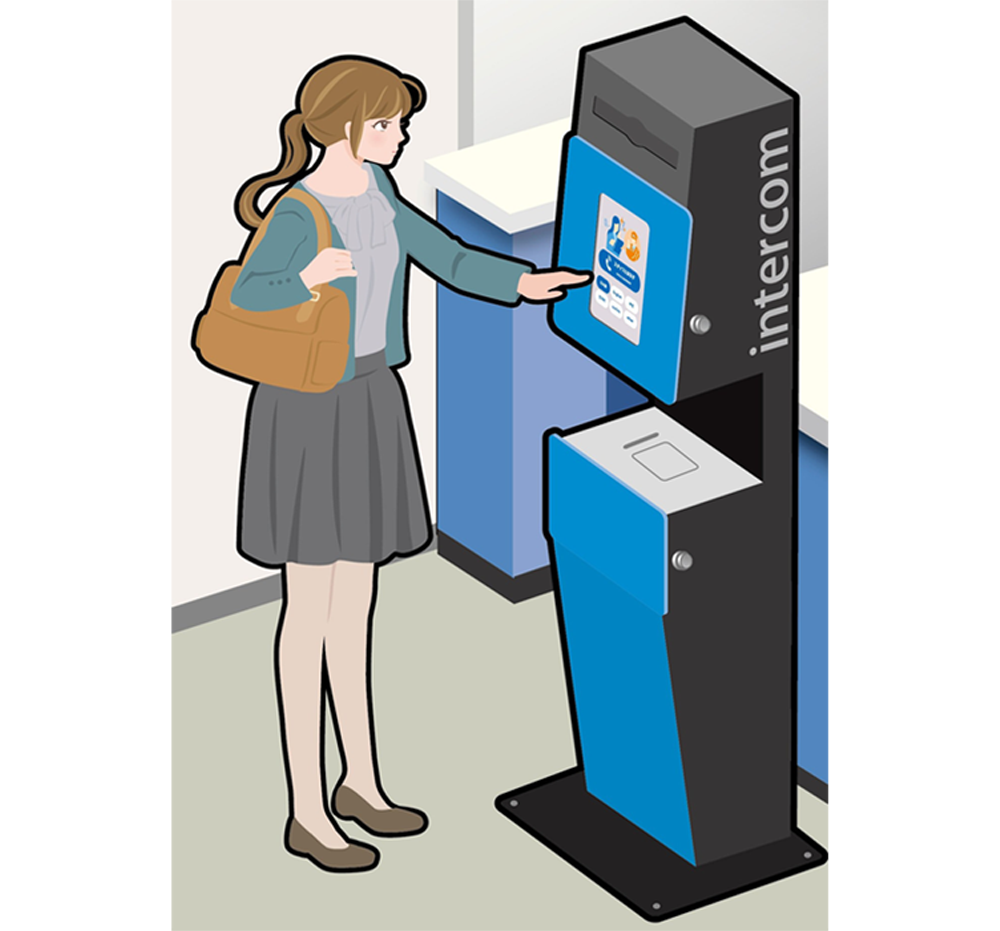 遠隔案内端末のご利用イメージ