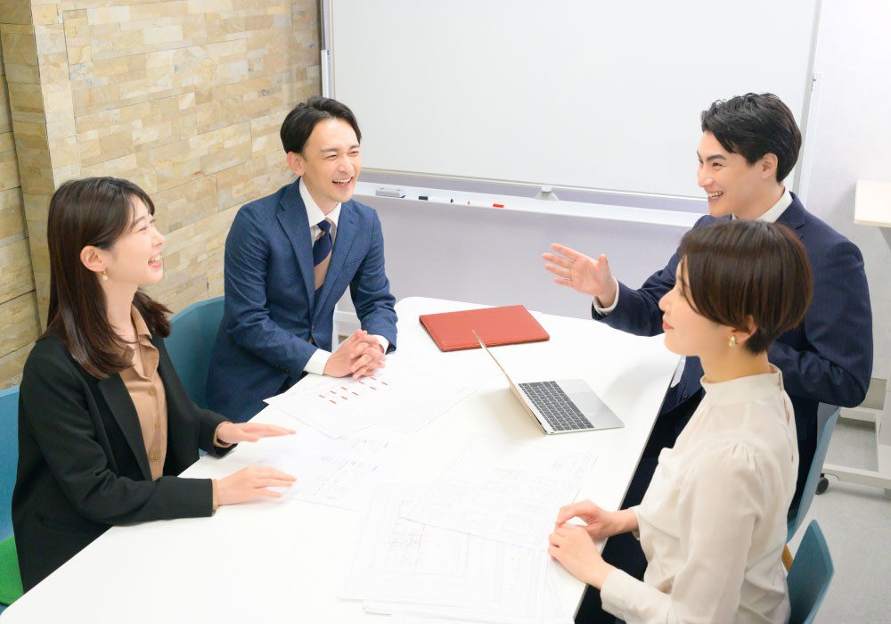 会議が捗っている様子の画像