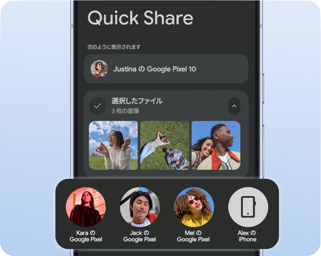 Quick Share のイメージ