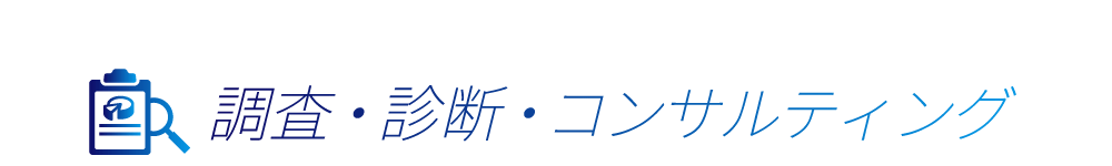 調査・診断・コンサルティング