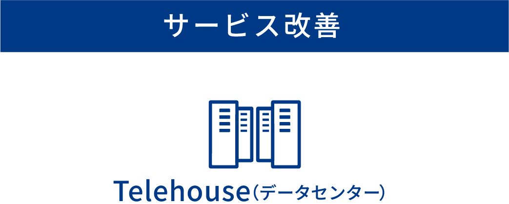 【サービス改善】Telehouse （データセンター）