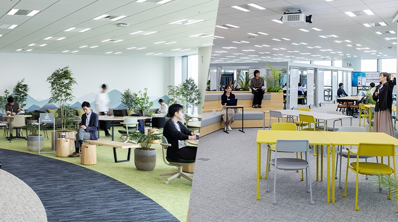 KDDI新本社に見る、未来の働き方<br>～働く場所を選べるABW型オフィス～