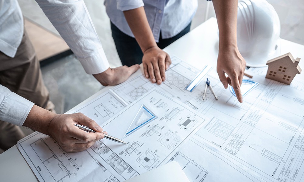 オフィスレイアウトの計画手順のイメージ画像