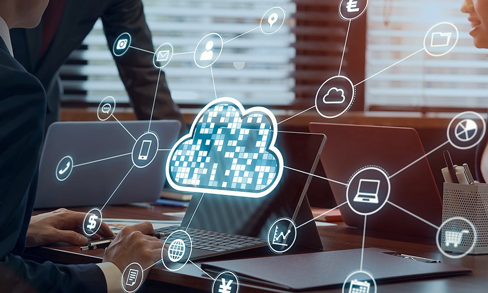 プライベートクラウドの仕組みのイメージ画像